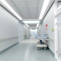 3D rendering of a hospital interior